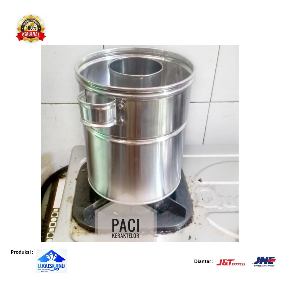 Panci soto dandang bakso uk 22/1 kg 2 liter panci stenlis kecil perlengkapan kukusan bakso