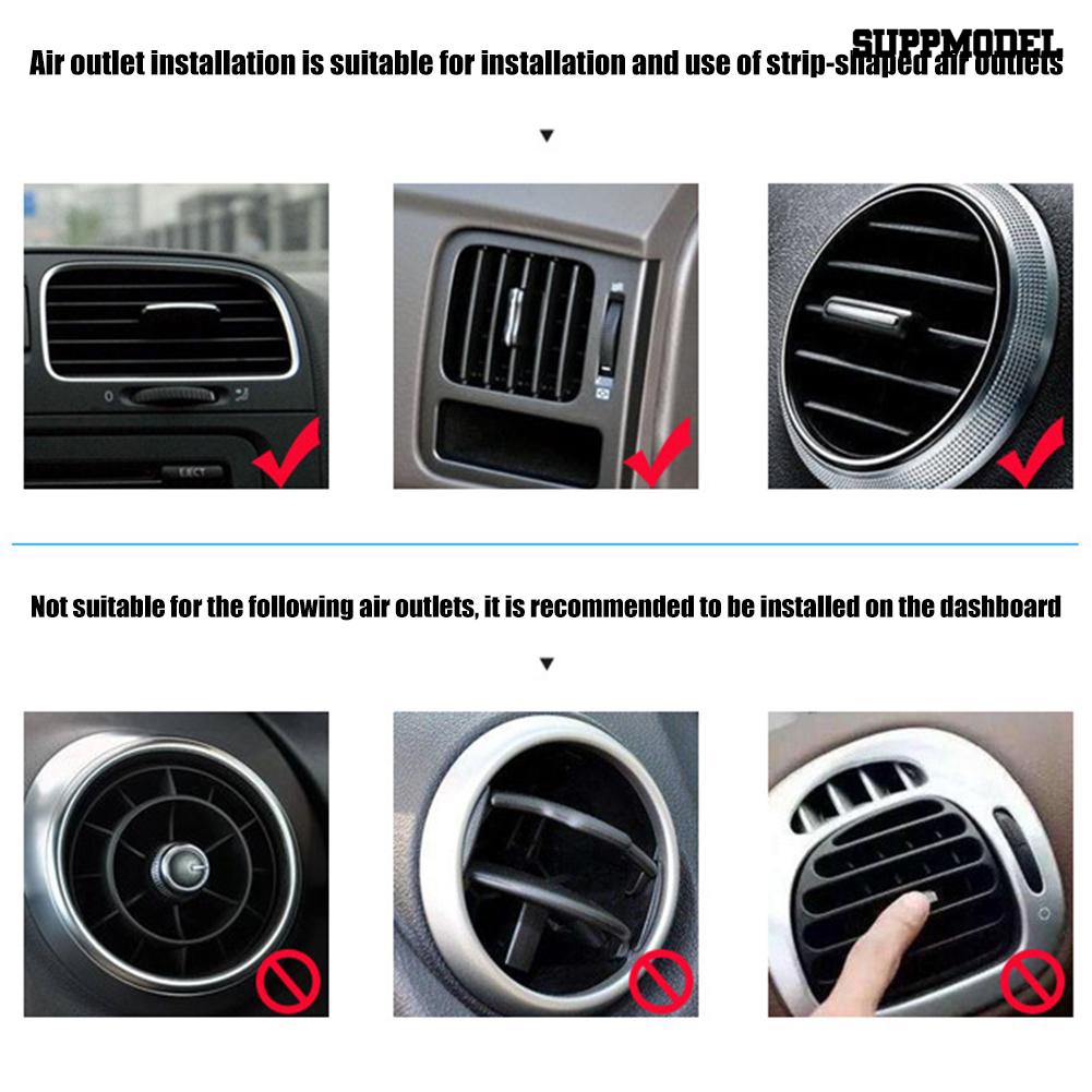 Kipas Angin Aromaterapi 3 Kecepatan Dengan Lampu LED Warna-Warni Untuk Ventilasi Ac Mobil