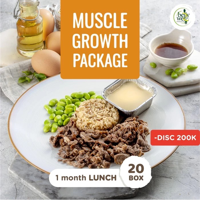 

Bellywell Muscle Growth Monthly Lunch