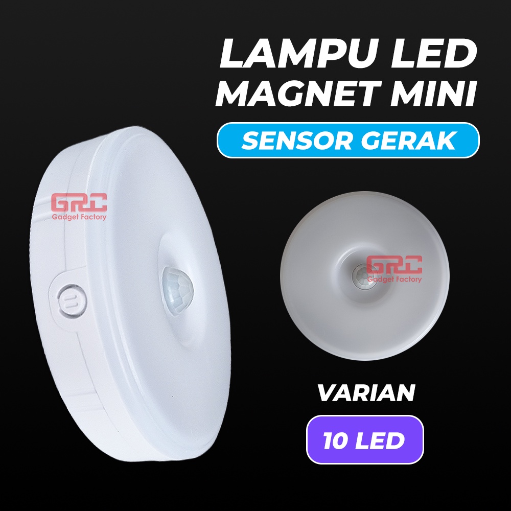 Lampu Darurat Sensor Gerak Lampu Tangga Lemari Dapur Dinding Magnetic