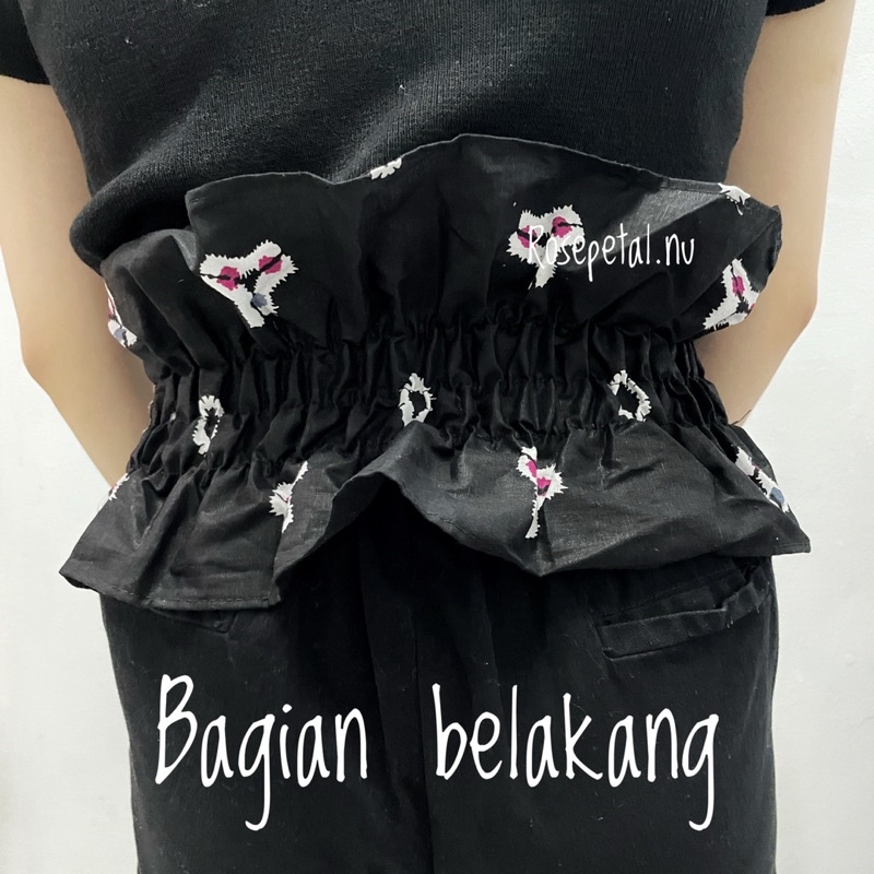 obi belt jumputan rubber / obi belt tenun karet / ikat pinggang obi belt tenun