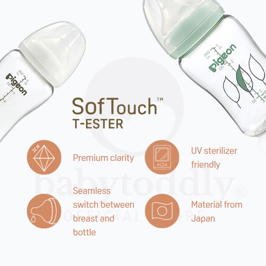 Pigeon Softouch Premium Clear T-Ester 300ml 3m+