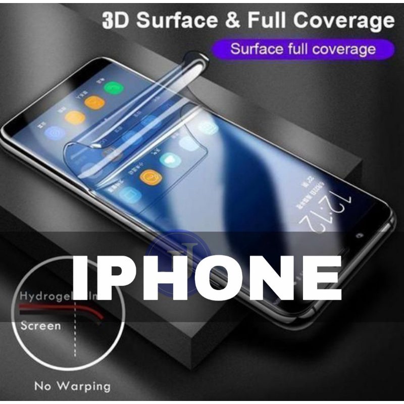 PELINDUNG LAYAR SCREEN PROTECTION HYDROGEL IPHONE SE 2020 5S 6 7 8 6+ 7+ 8+ X XS XR XS MAX 11 11 PRO 11 PRO MAX 12 12 PRO 12 MINI 12 PRO MAX 13 13 PRO 13 MINI 13 PRO MAX 14 14 PRO 14 MAX 14 PRO MAX