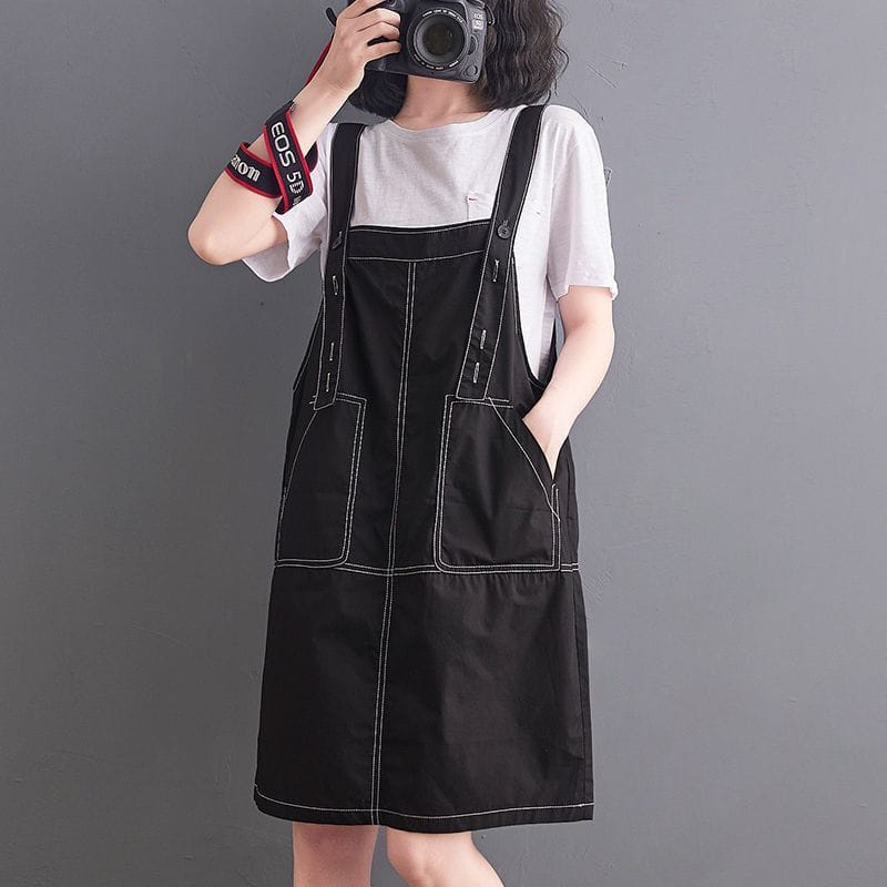 Overall raindeer dress//Overall wanita tanpa inner