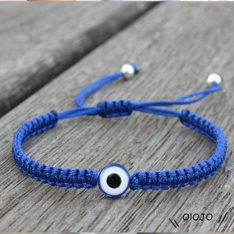 Gelang Tangan Adjustable Motif Mata Iblis Untuk Wanita  Fashion Accessories - ol