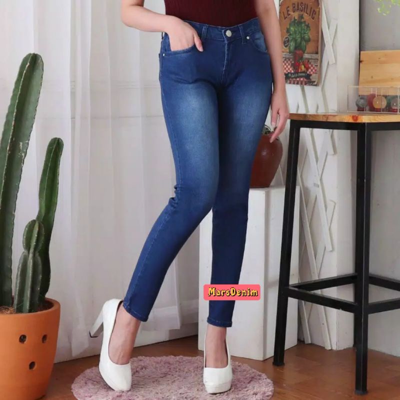 CELANA JEANS PENSIL SKINNY WANITA PREMIUM