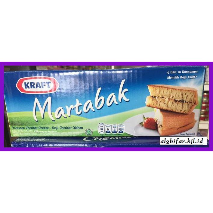 

Ujekujek- Keju Kraft Martabak Per 2Kg -Original.