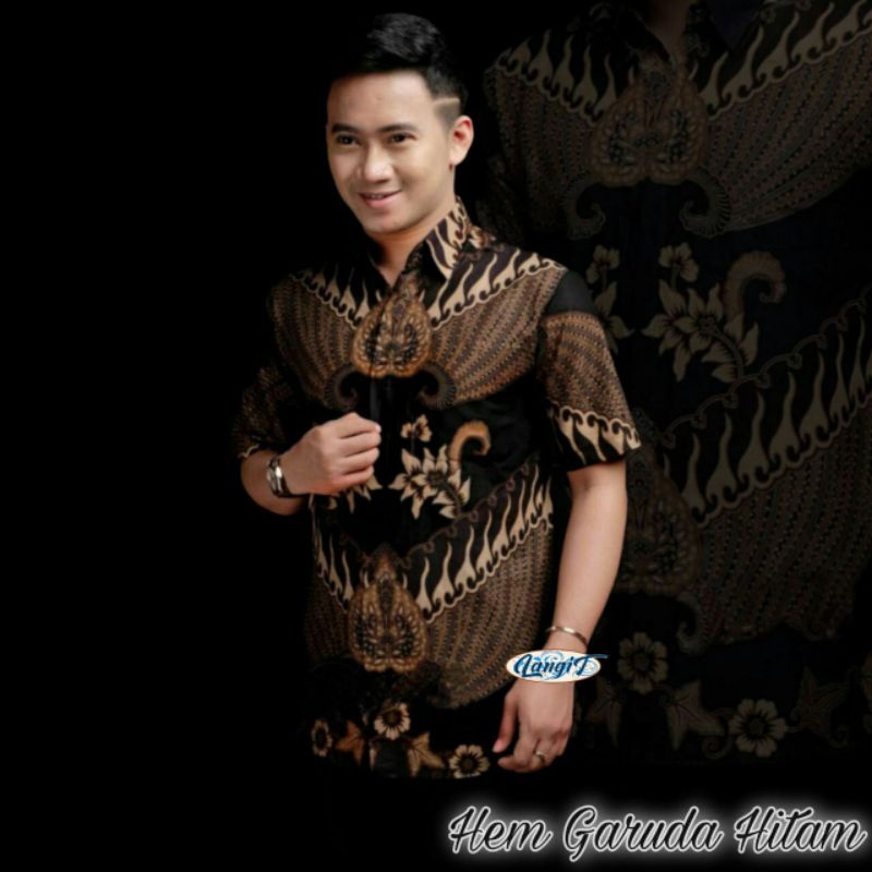 baju batik kantor pria lengan pendek resmi kemeja batik seragam kantor lengan pendek exlusive
