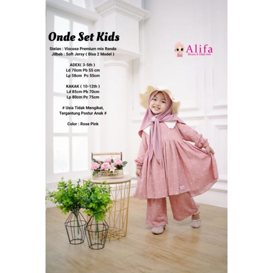 Onde Set Kids by Alifa / One Set Kids
