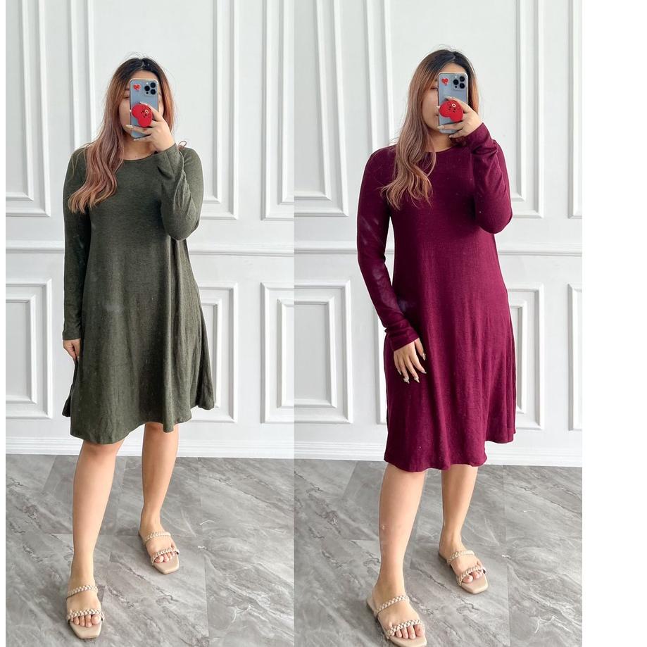 Best Seller.. Oldnavy Knitted Longsleeve Swing Dress