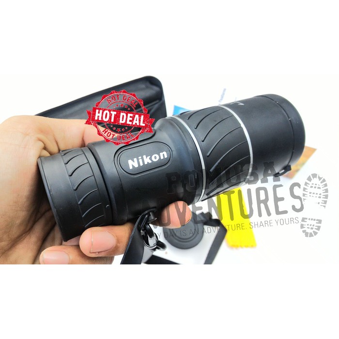 Teropong Monocular/Teropong Satu Mata Nikon 16 x 52 Coated Lens
