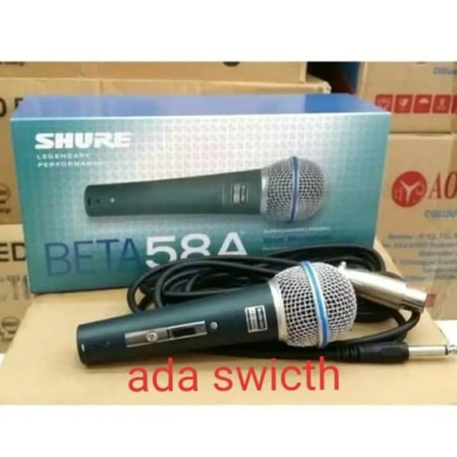 Mikrofon Microphone Mic + kabel Shure Beta 58A / BETA58A / BETA 58 A GRADE A