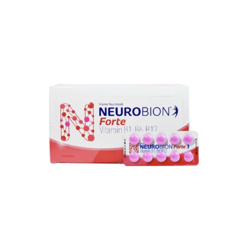 Jual Neurobion Forte Pink Vitamin B1 B6 B12 Per Strip Isi 10 Tablet Indonesiashopee Indonesia 4629