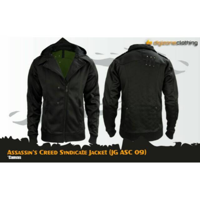 Jaket Anime Game Assassin's Creed Casual Canvas Jacket (JG ASC 09)