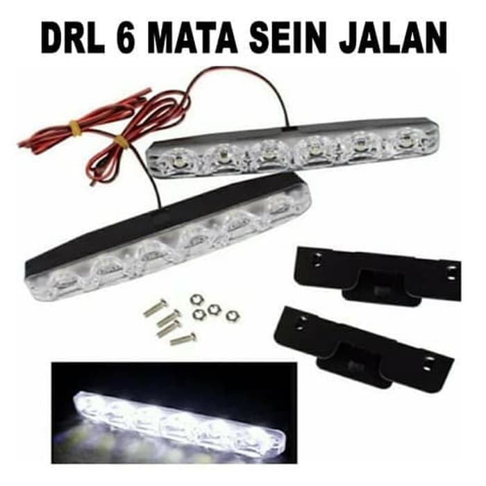 LED DRL 6 titik Putih Sein Running led model Lexus