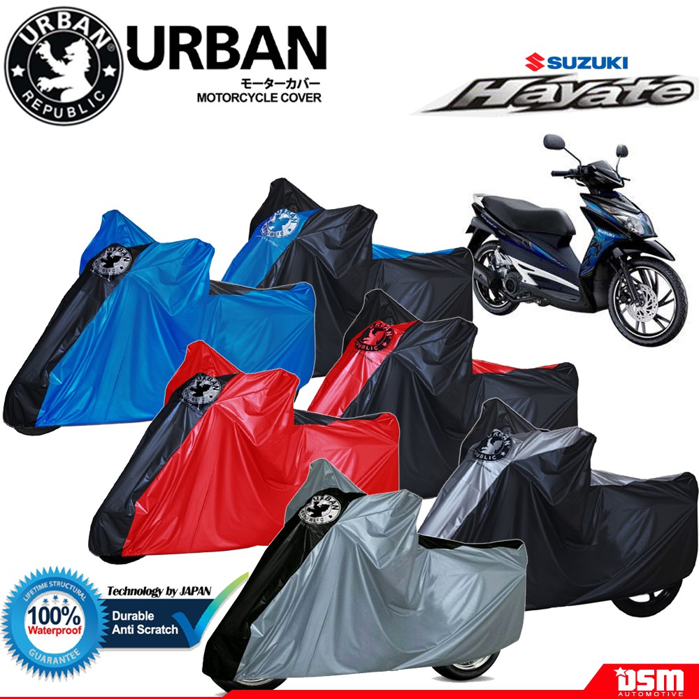 Urban / Cover Motor Suzuki Hayate 100% Waterproof / Aksesoris Motor Suzuki Hayate / DSM