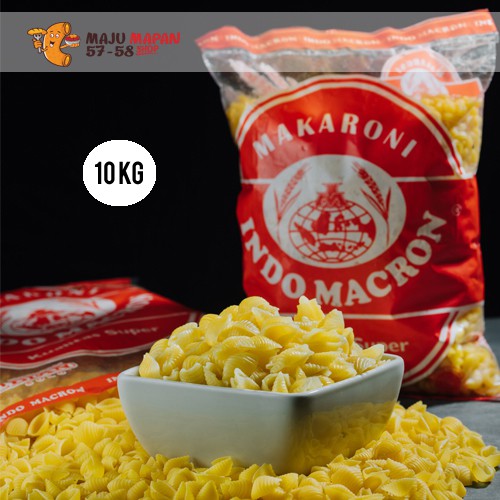 

MAKARONI KHUSUS REBUS KILOAN MENTAH INDOMACRON (UNTUK SEBLAK, SOP, BAHAN MAKARONI SCHOTEL) 10KG