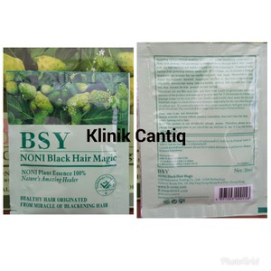 BSY NONI BLACK HAIR MAGIC PER SACHET SHAMPO MENGKUDU ORIGINAL