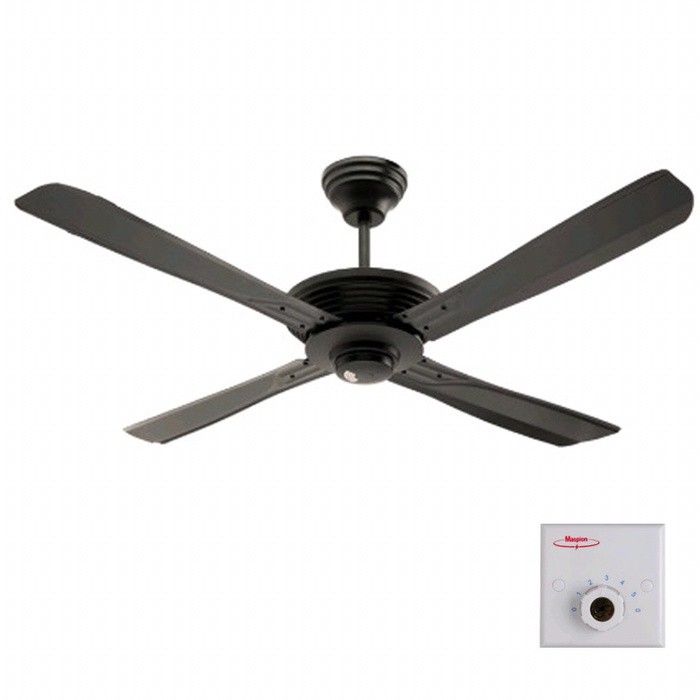 Promo Uchida CF5207 Ceiling Fan 52 inch - HITAM Murah