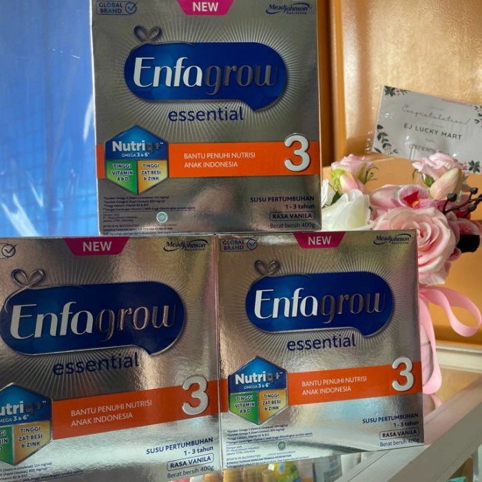 

Enfagrow Essential 3 Vanilla 400 gram