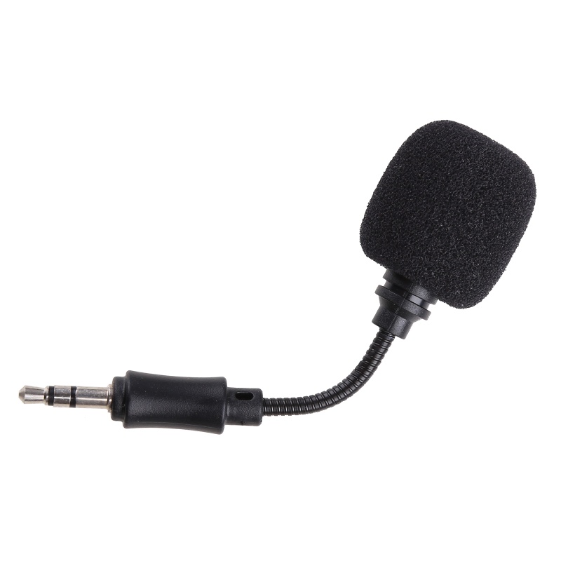 Btsg Mikrofon Stereo Mini 3.5mm Interface Flexible Untuk iPhone / Android