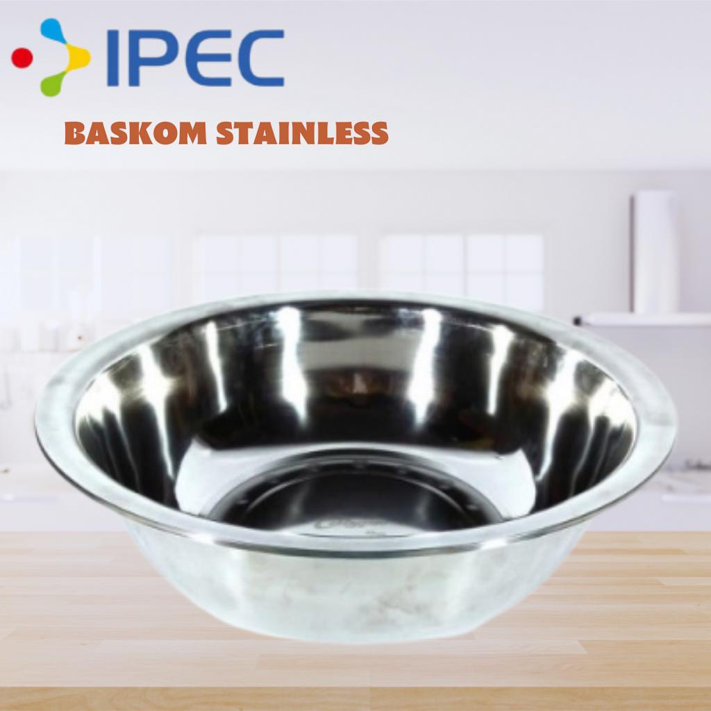 Baskom Stainless Steel Serbaguna 32Cm - Baskom Stainless Steel 30Cm - Baskom Stainless Steel 40Cm - Baskom Stainless Steel 45Cm