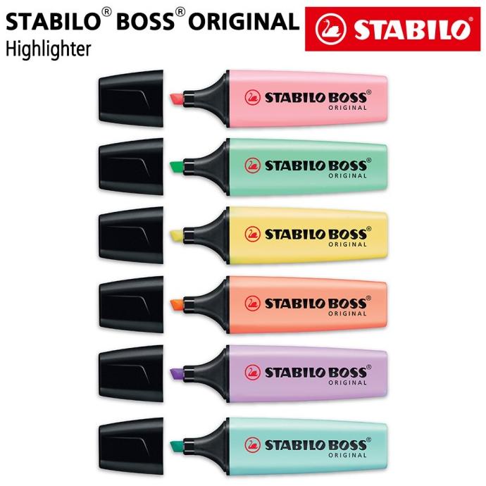 

STABILO SET 6 - BOSS Pastel Edition / Highlighter Original 6 pcs