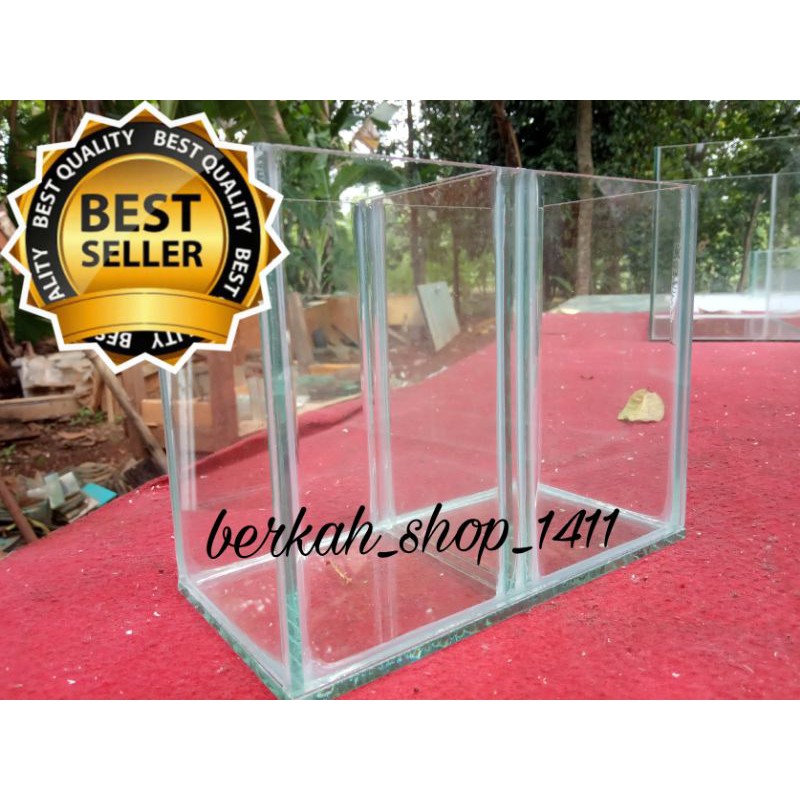 Soliter cupang 2 sekat  Soliter guppy, soliter cupang, 2 ruang/2Kamar