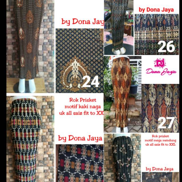 Rok Prisket Motif Terlengkap [ Part 2]/Rok Batik Original/Rokprisket motif baru