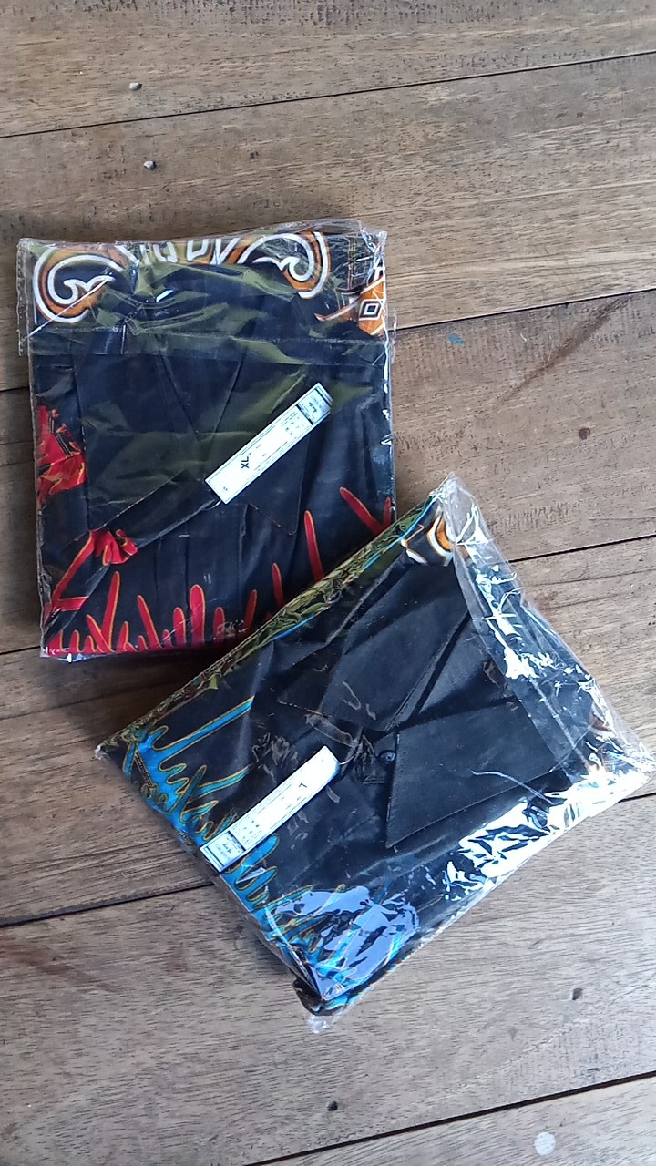 Kemeja Dayak Tribal Sogan Batik Pria Lengan Panjang Series
