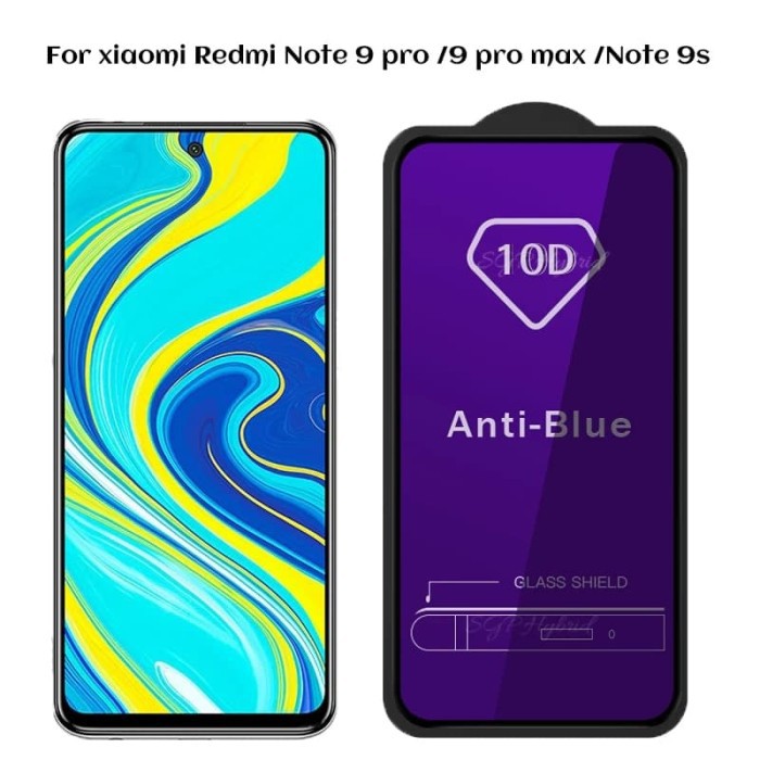 Tempered Glass Blue ray anti gores blue 10D XIAOMI 9c/ 9/Note 8/8a pro/Note 9/Note 7/Note 9 pro [im]