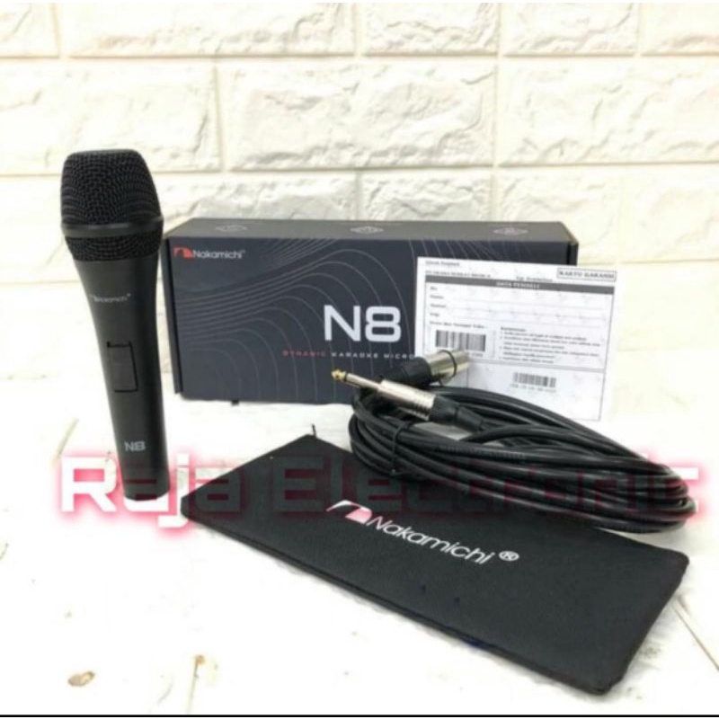 Mic Kabel Nakamichi N8 Original Garansi Resmi.