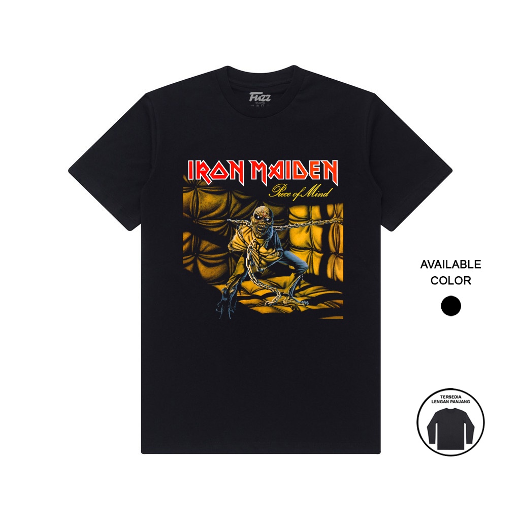 KAOS BAND IRON MAIDEN T SHIRT BAJU DISTRO MUSIK METAL PRIA WANITA ORIGINAL BANDUNG