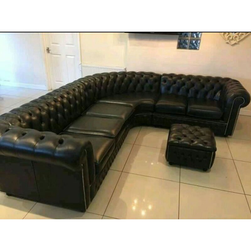 Sofa Kulit Letter L Full Set