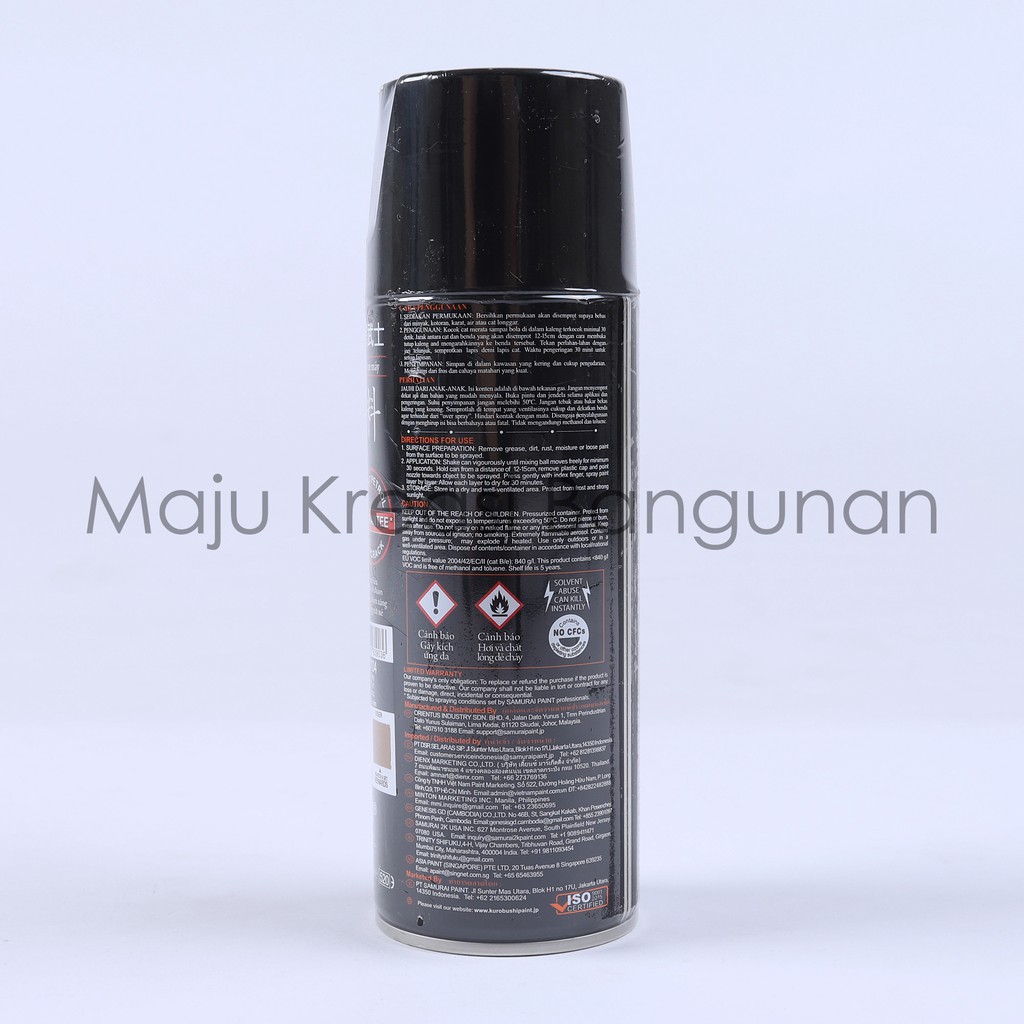 Pilox Samurai Paint Kurobushi Epoxy Pylox Pilok Cat Semprot Kaleng Spray 400ml 400 ml Sepeda Motor