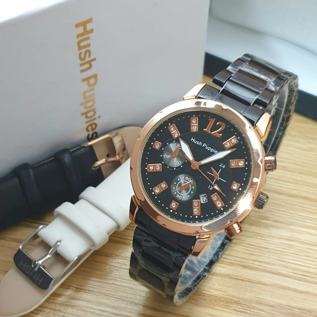 [ COD ] JAM TANGAN WANITA HP-2662 TANGAL AKTIF