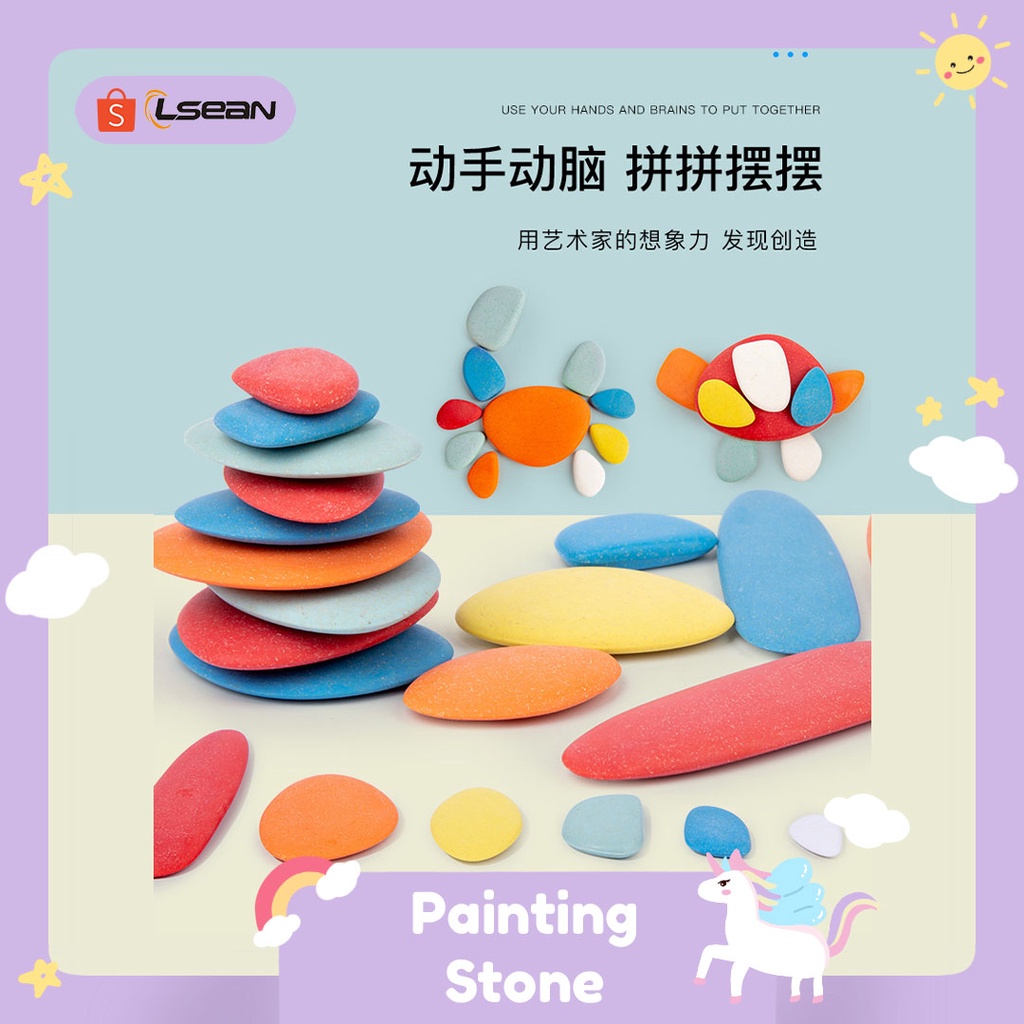 MAINAN EDUKASI DIY PAINTING STONE