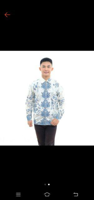 Benang Raja Kemeja Batik Pria Lengan Panjang Ukuran Jumbo 2xl 3xl 4xl 5xl