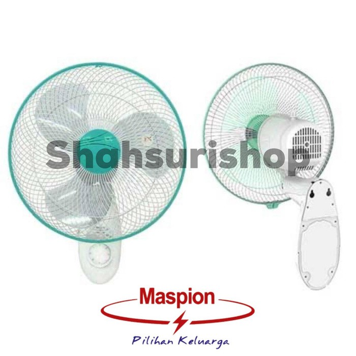 MASPION WALL FAN 31K 31 K 12” KIPAS ANGIN DINDING KIPAS GANTUNG