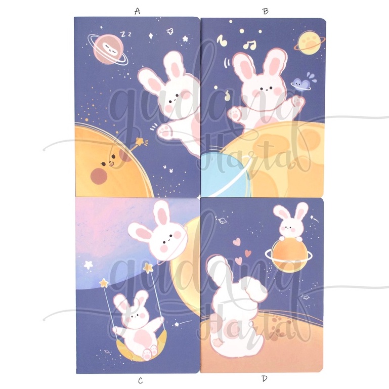 

GCC Notebook A5 Moon Rabbit Buku Tulis Motif Kelinci Bulan GCC 308658