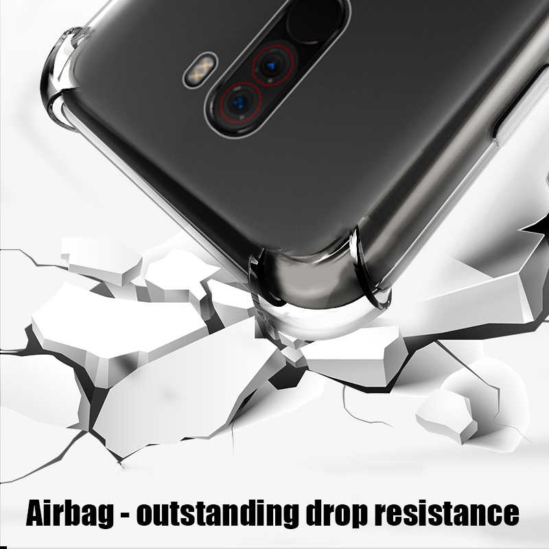 SOFT Anti crack XIAOMI POCO F3 / POCO F3 PRO / POCO F2 PRO / POCOPHONE F1 CASE XIAOMI