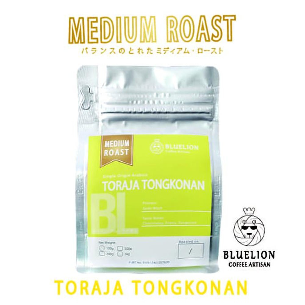 

Kopi Bluelion - Toraja Tongkonan 200 gr - Medium Roast