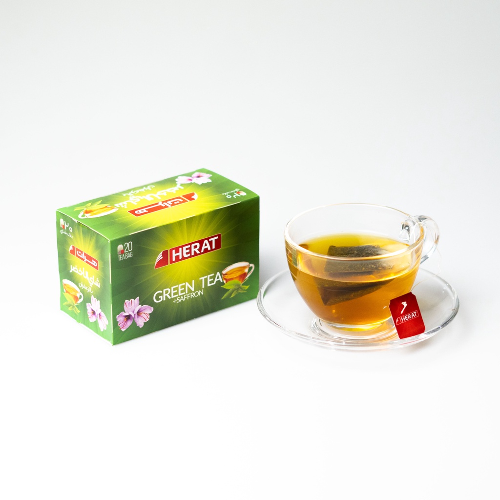 Teh Hijau Saffron Pack Original - Herat Green Tea Saffron