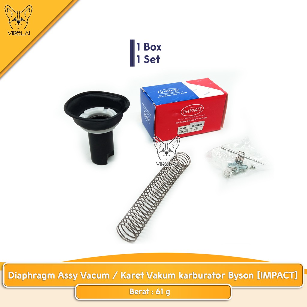 Diaphragm Assy Vakum Vacum /Karet Vakum karburator Byson [Impact]