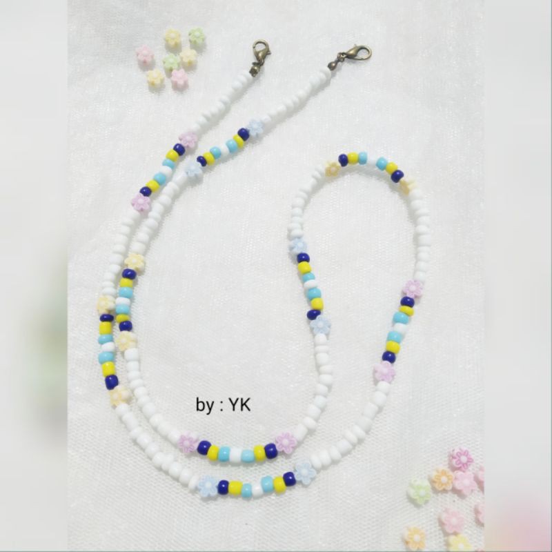 strap mask korea daisy - kalung masker korea - gantungan masker