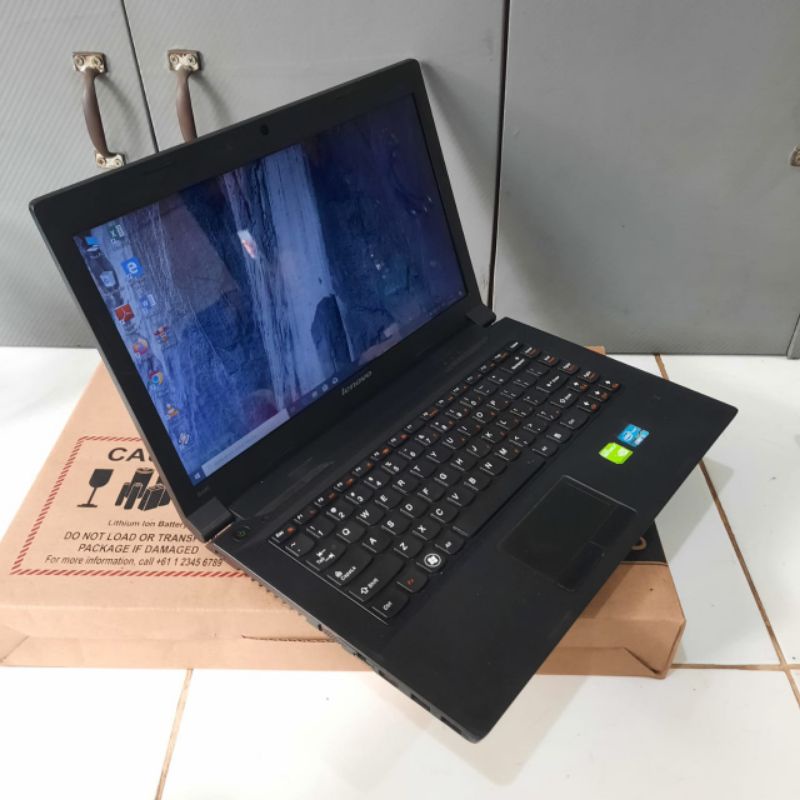 Laptop Lenovo B490 Core i5-3230M Ram 4Gb HDD 500GB Nvdia Geforce 705M Layar 14 inc Windows 10 Full aplikasi Siap pakai