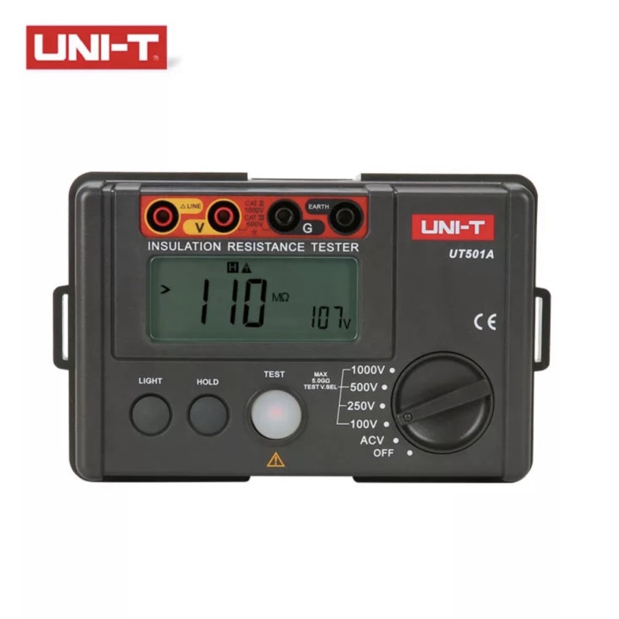 UNI-T 1000V Insulation Resistance Meter Ground Tester insulasi