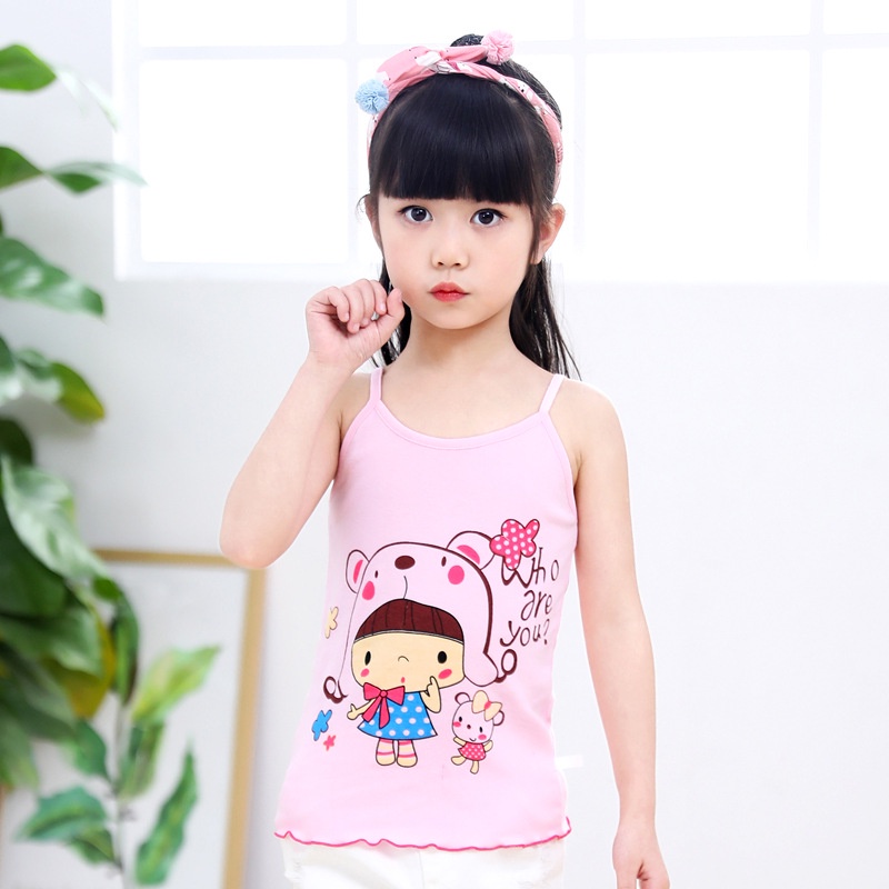 Singlet Anak Bayi Import | Kaos Dalam Anak Bayi Import | Tanktop Anak Import | Miniset Anak Import-Topi Beruang Pink