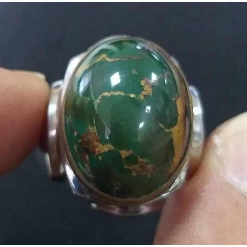 Natural Pirus Persia Ijo Urat Emas