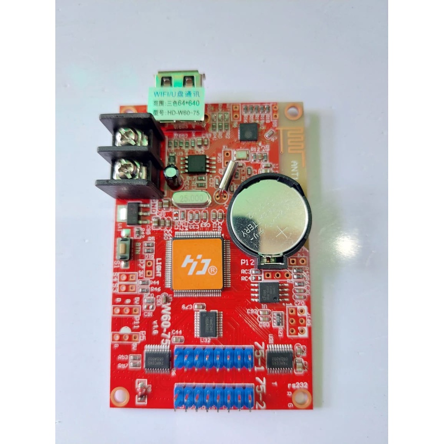 Controller Huidu HD-W60-75 Wifi USB RGB Full Color Running Text P10